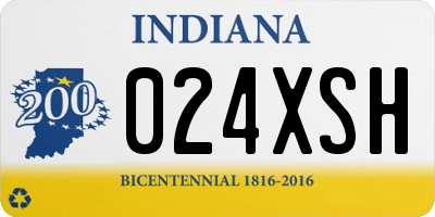 IN license plate 024XSH