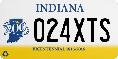 IN license plate 024XTS