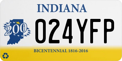 IN license plate 024YFP