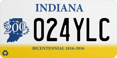 IN license plate 024YLC
