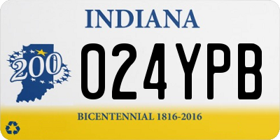 IN license plate 024YPB