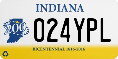 IN license plate 024YPL