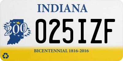 IN license plate 025IZF