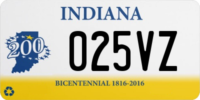 IN license plate 025VZ