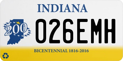 IN license plate 026EMH