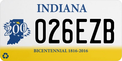 IN license plate 026EZB
