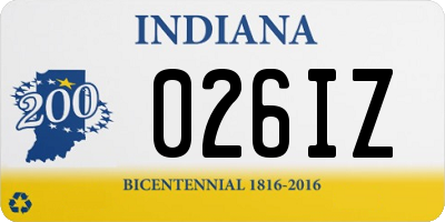 IN license plate 026IZ