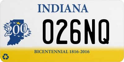 IN license plate 026NQ