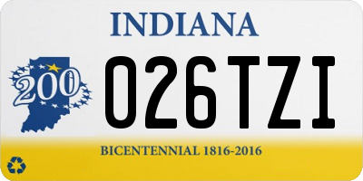 IN license plate 026TZI