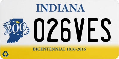 IN license plate 026VES