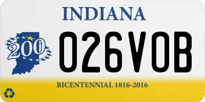IN license plate 026VOB