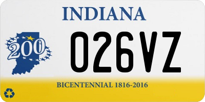 IN license plate 026VZ