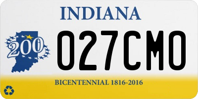 IN license plate 027CMO