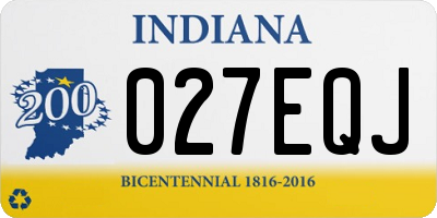 IN license plate 027EQJ