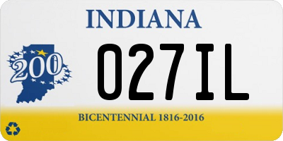 IN license plate 027IL