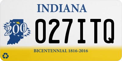 IN license plate 027ITQ