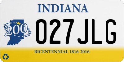 IN license plate 027JLG