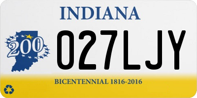 IN license plate 027LJY