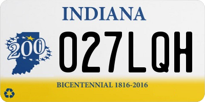 IN license plate 027LQH