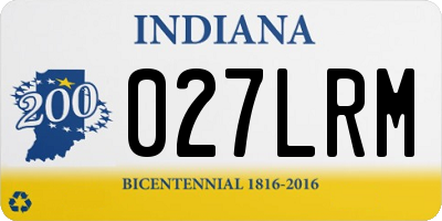 IN license plate 027LRM