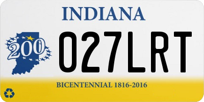 IN license plate 027LRT
