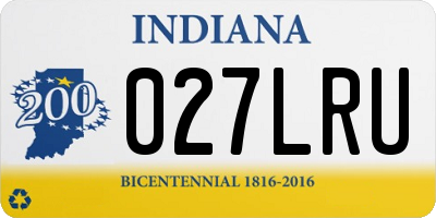 IN license plate 027LRU