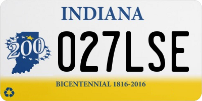IN license plate 027LSE