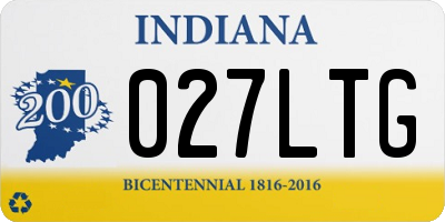 IN license plate 027LTG