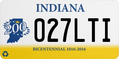 IN license plate 027LTI