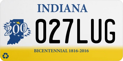 IN license plate 027LUG