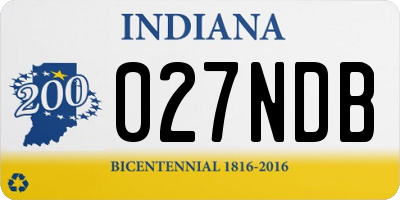 IN license plate 027NDB