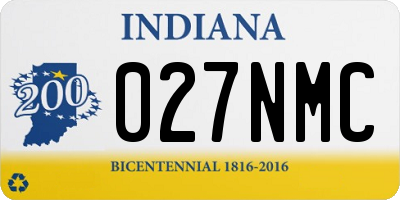 IN license plate 027NMC