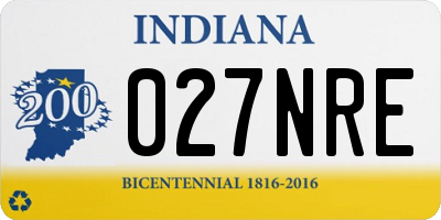 IN license plate 027NRE