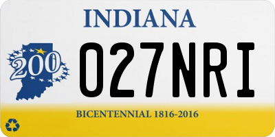 IN license plate 027NRI