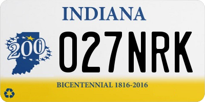 IN license plate 027NRK