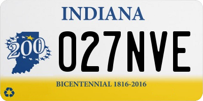 IN license plate 027NVE