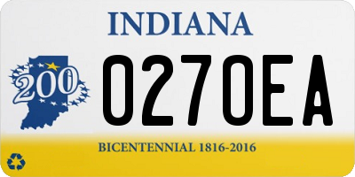 IN license plate 027OEA