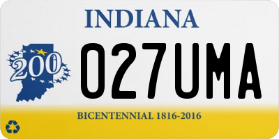 IN license plate 027UMA
