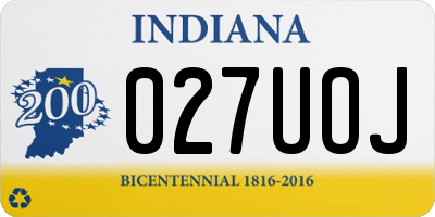 IN license plate 027UOJ