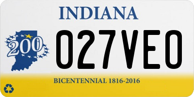 IN license plate 027VEO