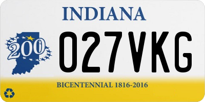 IN license plate 027VKG