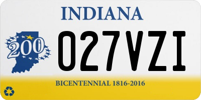 IN license plate 027VZI