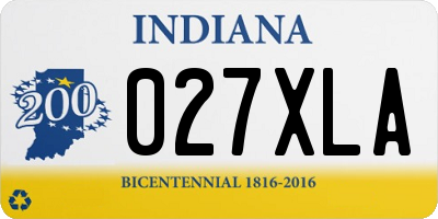 IN license plate 027XLA