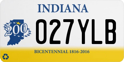 IN license plate 027YLB