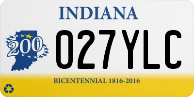 IN license plate 027YLC