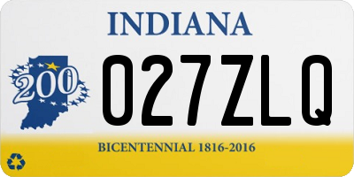 IN license plate 027ZLQ