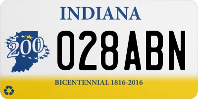 IN license plate 028ABN