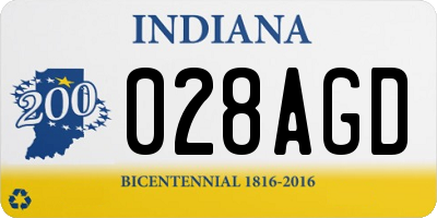 IN license plate 028AGD