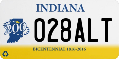 IN license plate 028ALT