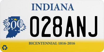 IN license plate 028ANJ